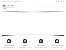 Tablet Screenshot of landana-audiovisual.com